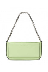Calvin Klein Fermuarlı Zincir Askılı Kadın Omuz Çantası Exotic Mint