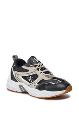 Calvin Klein Retro Tennis Runner Sneakers Black/Eggshell/Bright White