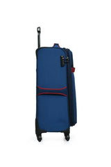 Us Polo Assn Kumaş Orta Boy Valiz Lacivert - Kırmızı