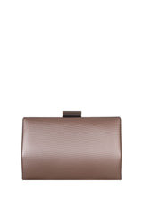 Axpe Metal Tokalı Abiye Çanta Platin