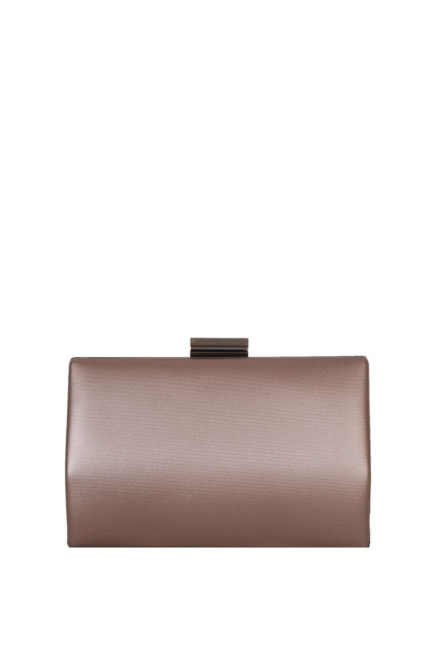 Axpe Metal Tokalı Abiye Çanta Platin