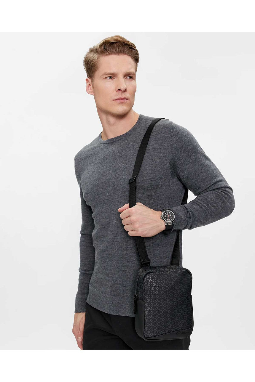 Calvin Klein Rubberized Reporter Çapraz Askılı Çanta