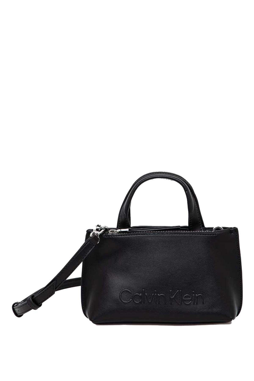 Calvin Klein Set Mini Bag Çapraz Askılı Kadın Çantası CK Black