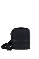 Calvin Klein Striped Logo Pu Mini Reporter Çapraz Askılı Erkek Çantası Black