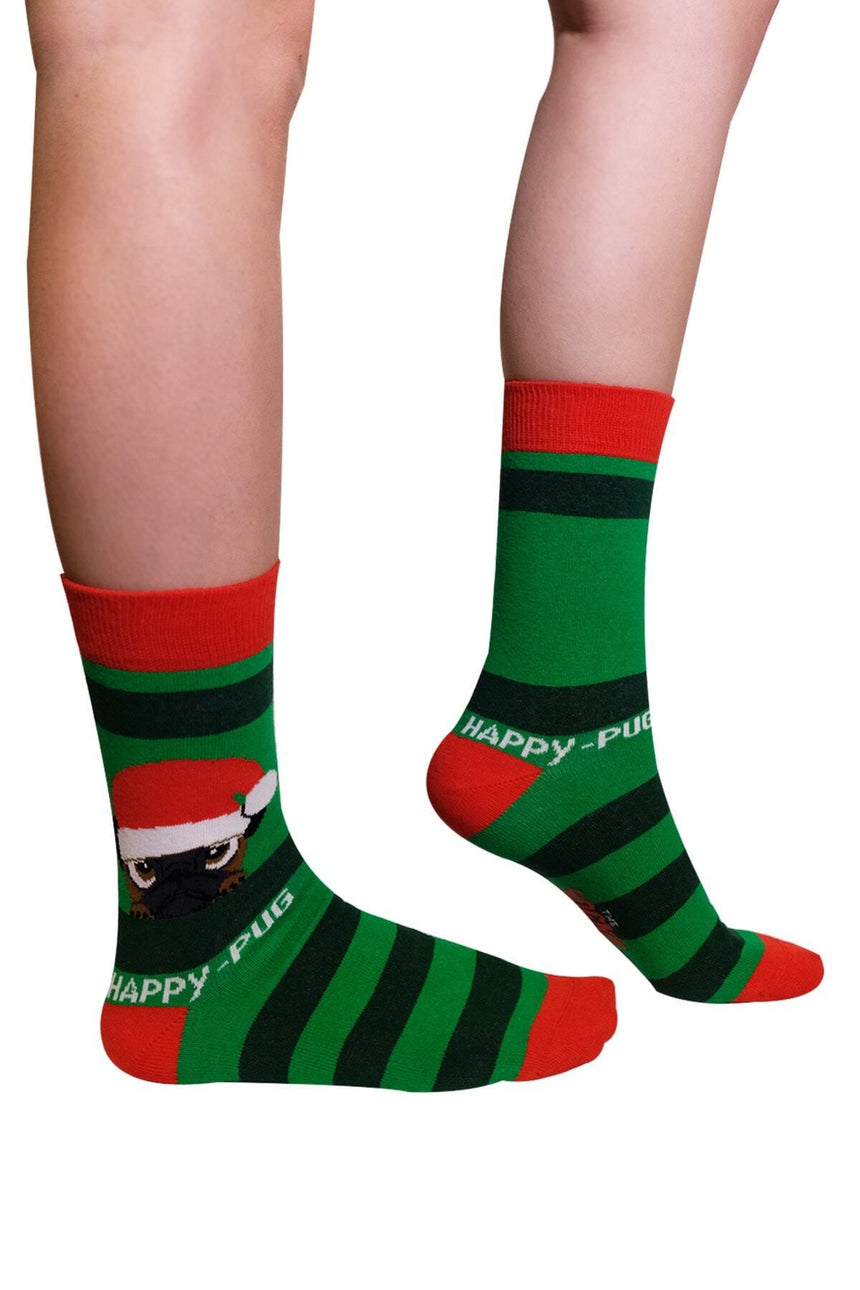 The Socks 3'lü Yılbaşı Desenli Kutulu Çorap Seti Renkli