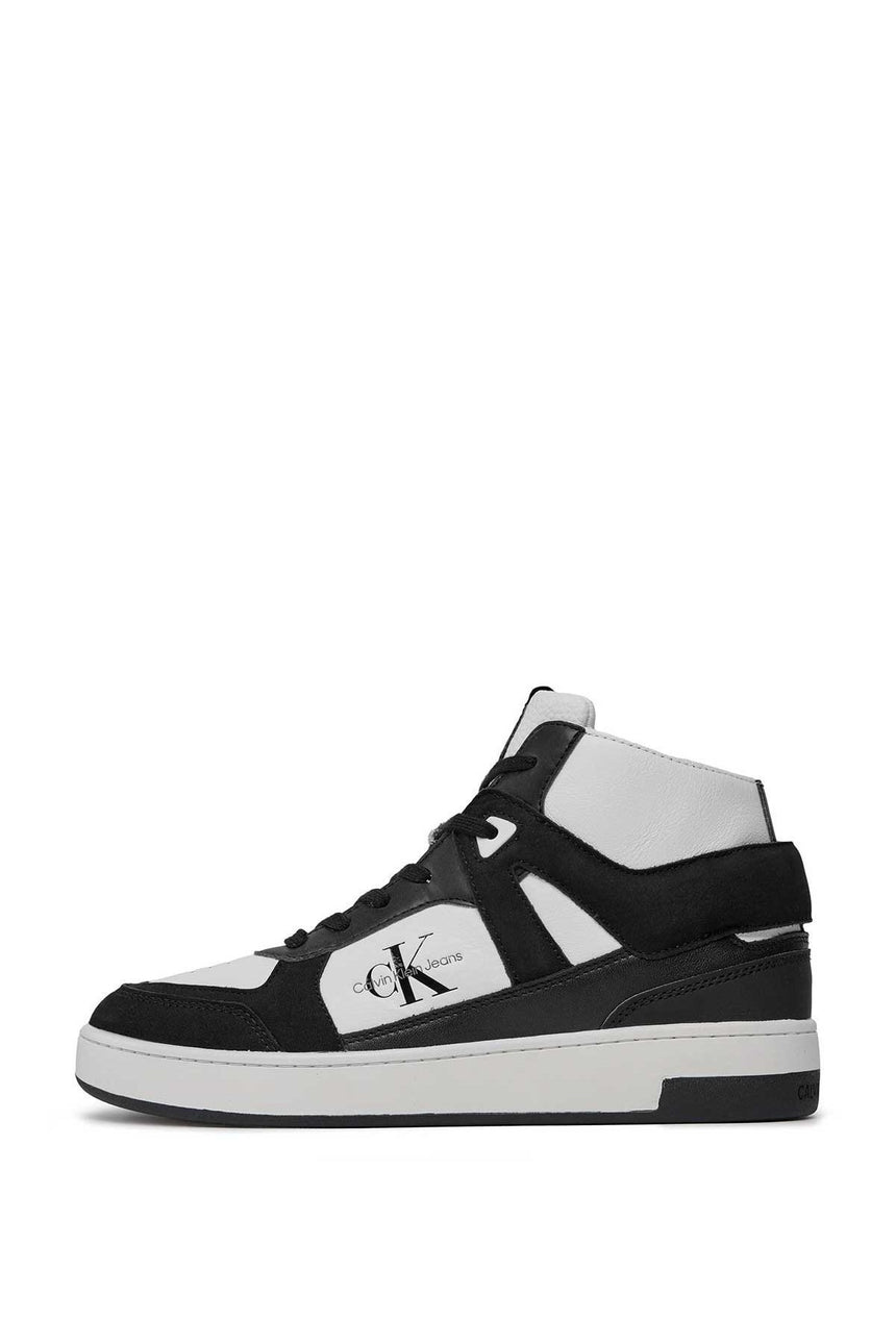Calvin Klein Basket Cupsole Mid Sneakers Bright White/Black