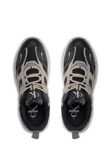 Calvin Klein Retro Tennis Runner Sneakers Black/Eggshell/Bright White