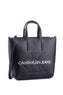 Calvin Klein Sculpted Monogram Mini Tote Kadın El Çantası Black