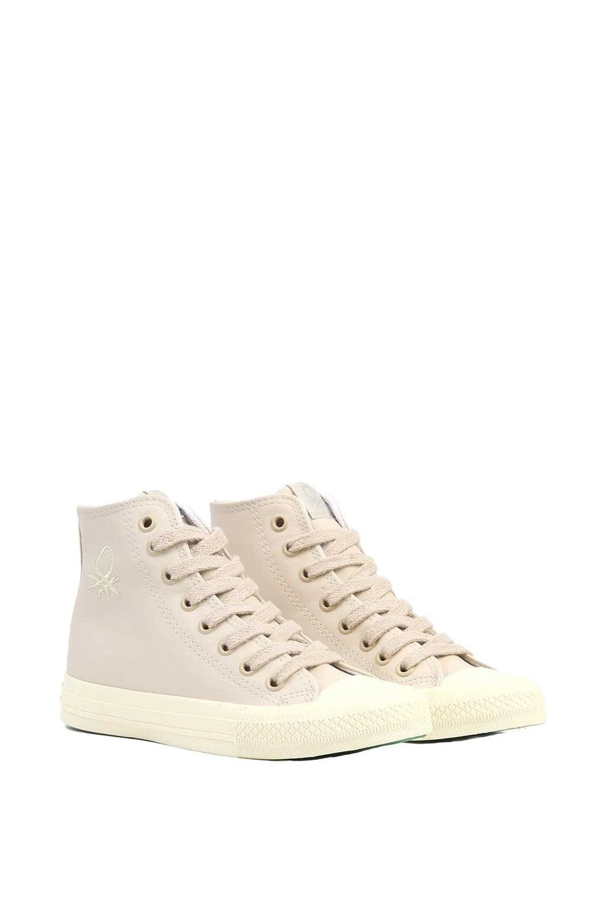 Benetton Kadın Sneaker Bej