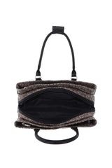 Guess Wilder Shopper Tote Seyahat Çantası Espresso Logo