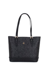 Benetton Mono Kemer Kulplu Kadın Kol Çantası Siyah