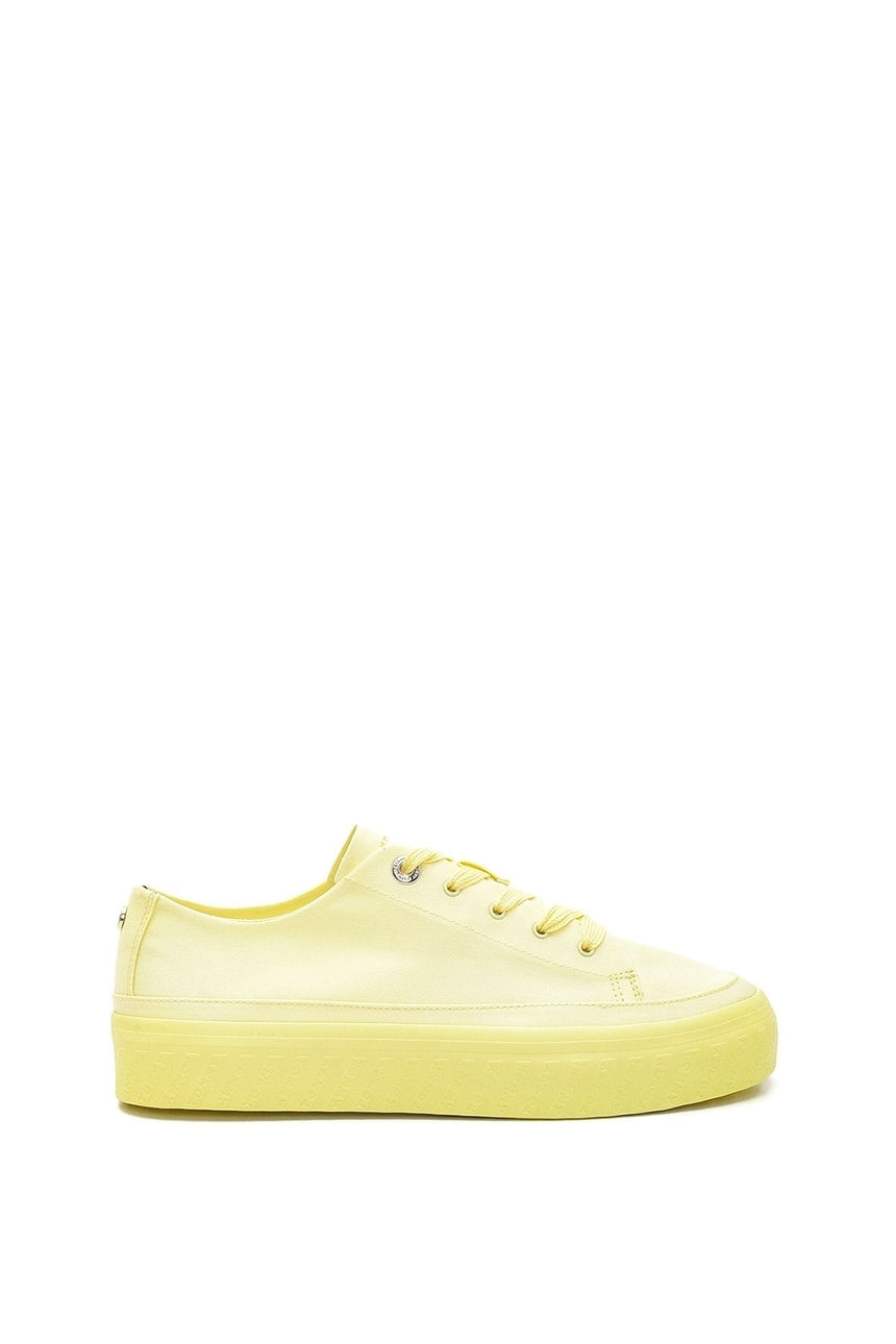 Tommy Hilfiger Kadın Monochromatic Sneakers Lemon Twist