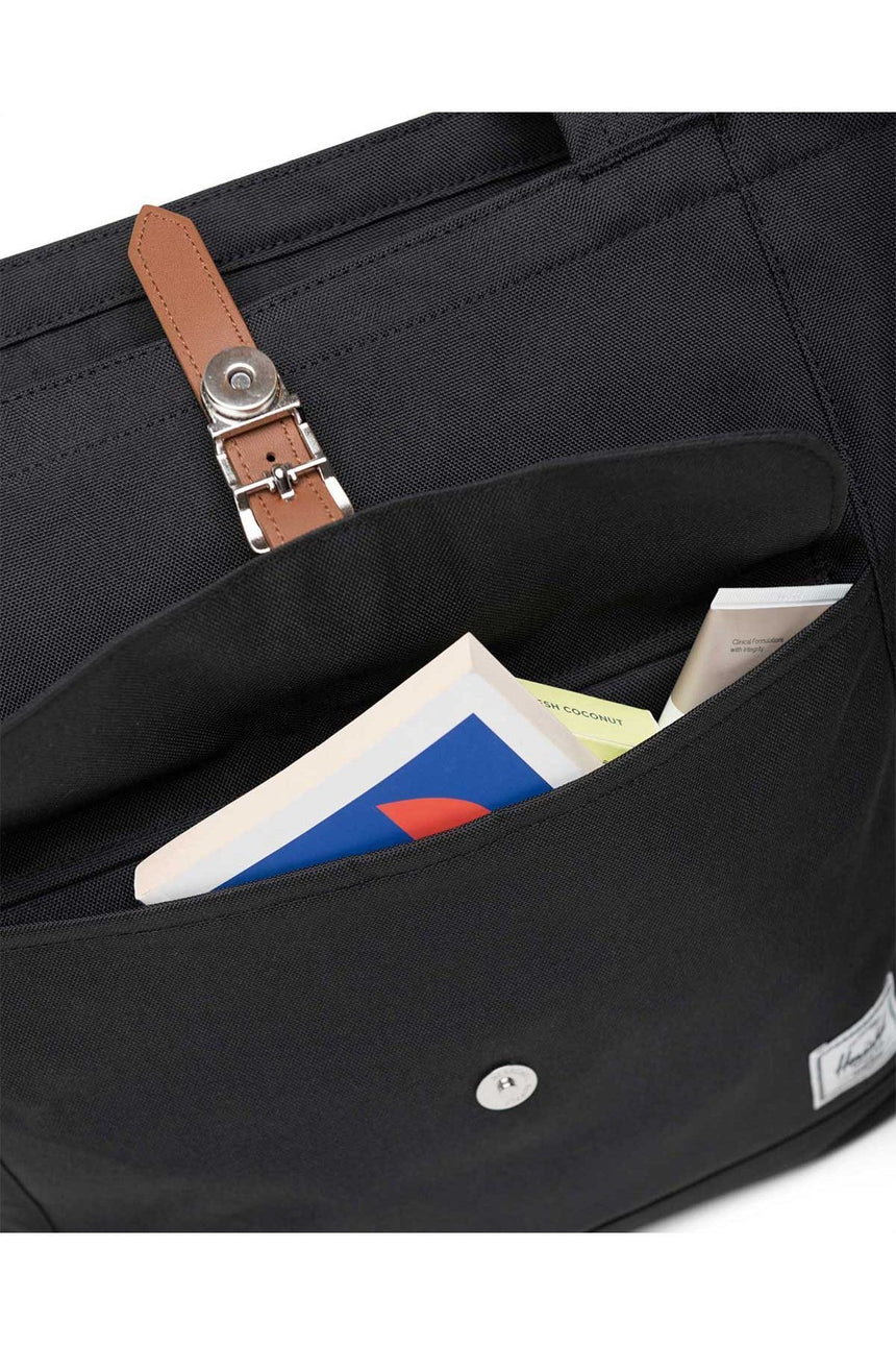 Herschel Retreat Tote Omuz Çantası Black