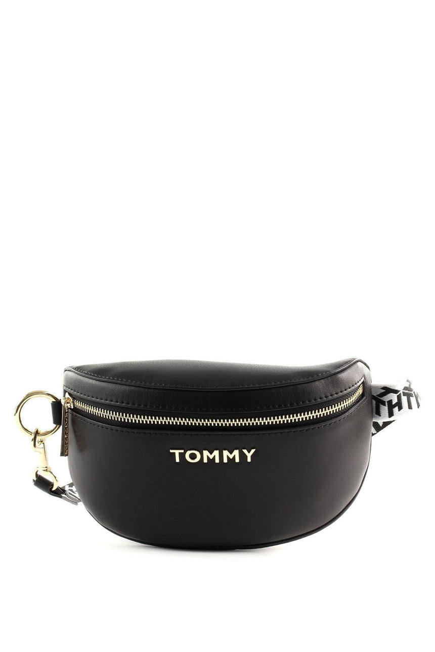 Tommy Hilfiger Iconic Tommy Bumbag Kadın Bel Çantası Black