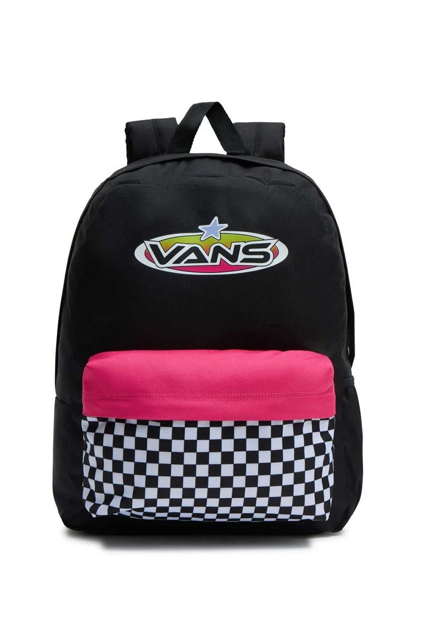 Vans Street Sport Realm Backpack Sırt Çantası Black/Magenta