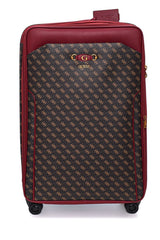 Guess Izzy Beauty Case Orta Boy Valiz Black Gold