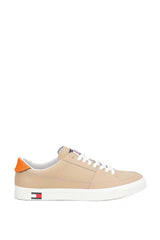 Tommy Hilfiger Vulcanized Leather Sneaker Beige