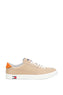 Tommy Hilfiger Vulcanized Leather Sneaker Beige