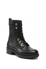 Tommy Hilfiger Monogram Bıker Kadın Boot Black