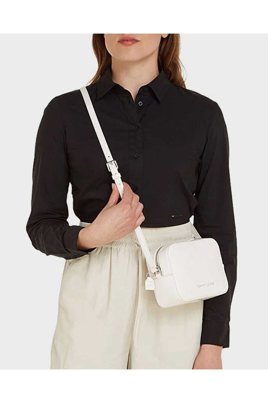 Tommy Hilfiger Ess Must Ayarlanabilir Omuz Çantası Ancient White