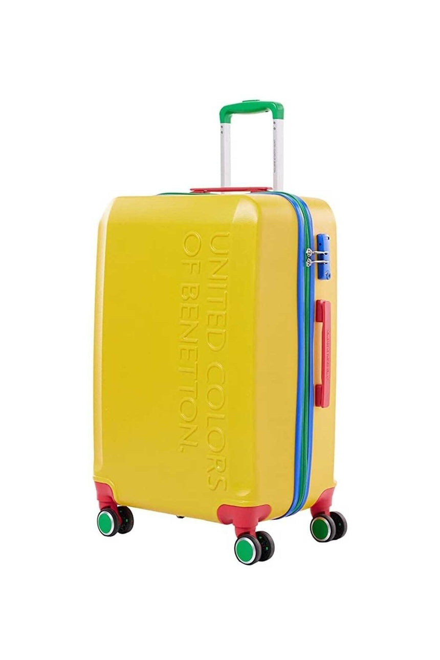 Benetton Büyük Boy 70 Cm Valiz Sarı