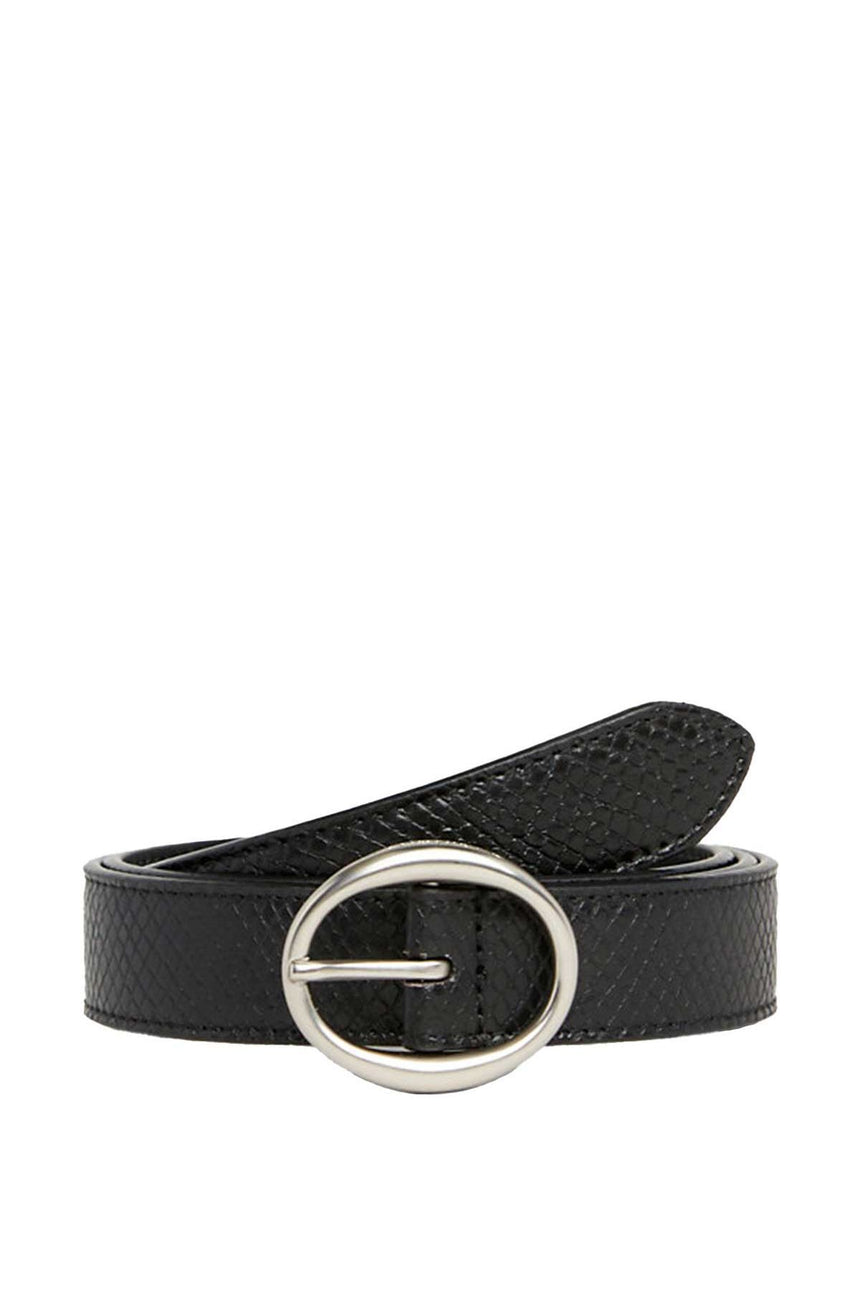 Calvin Klein Classic Round Belt Kemer Black