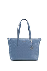 Calvin Klein Kadın Must Shopper Em Monogram Omuz Çantası Grey