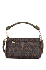 Benetton Classic Kadın El Çantası Kahve- Haki