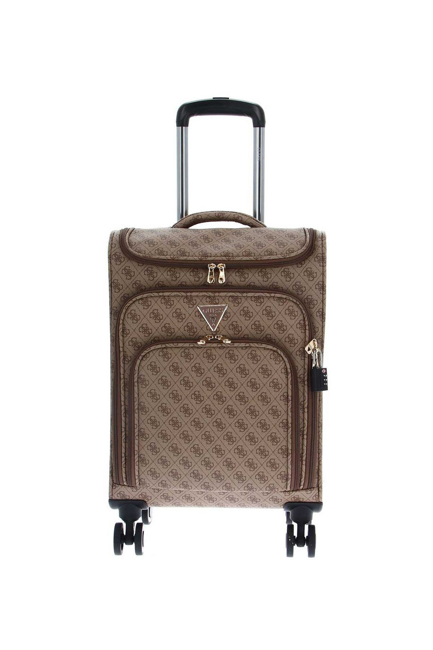 Guess Divvy Wheeeled Travel Kabin Boy Valiz Latte