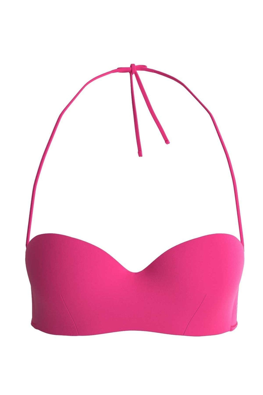 Guess Padded Bandeau Kadın Bikini Monroe Pink