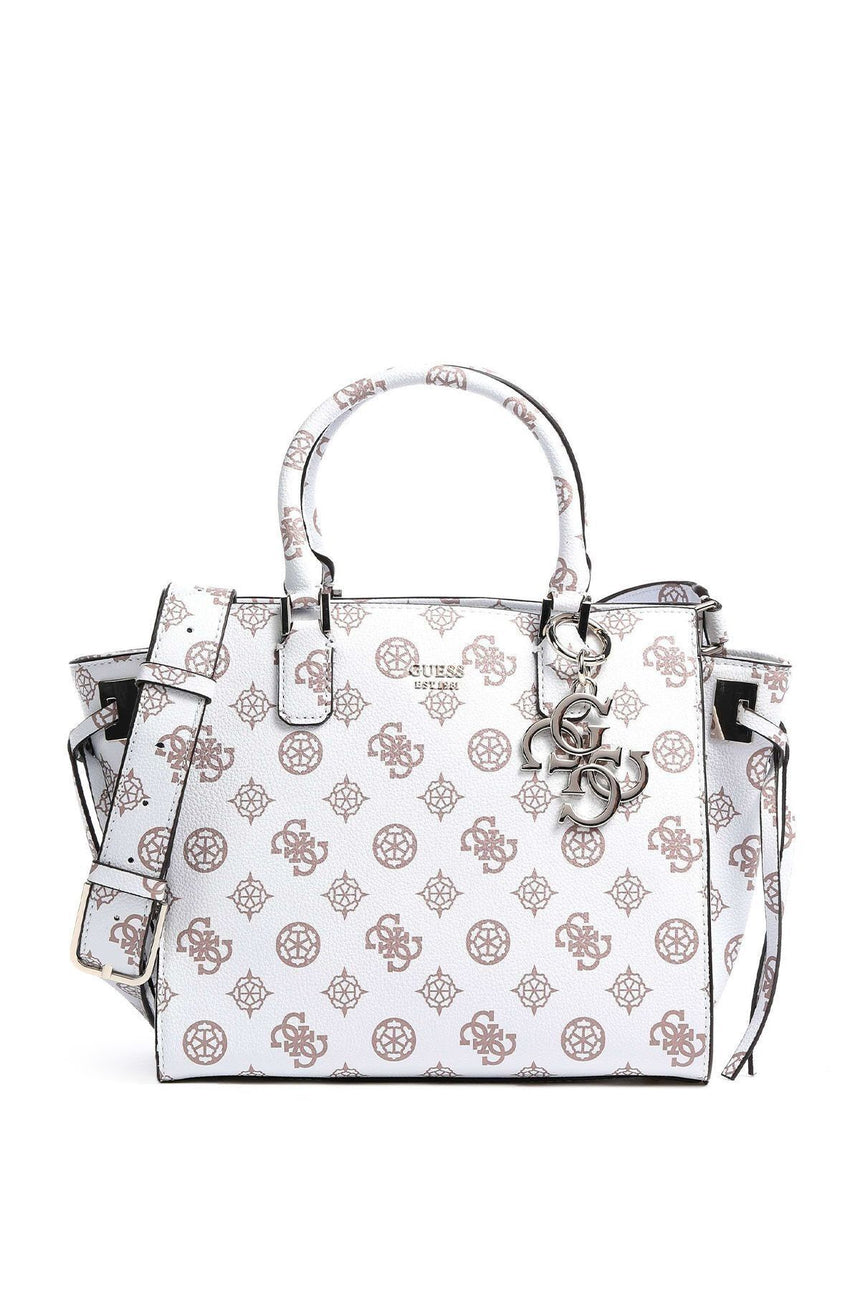 Guess Digital Status Satch Kadın El Çantası White
