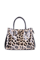 Axpe Kadın Omuz Çantası Kahve Leopar