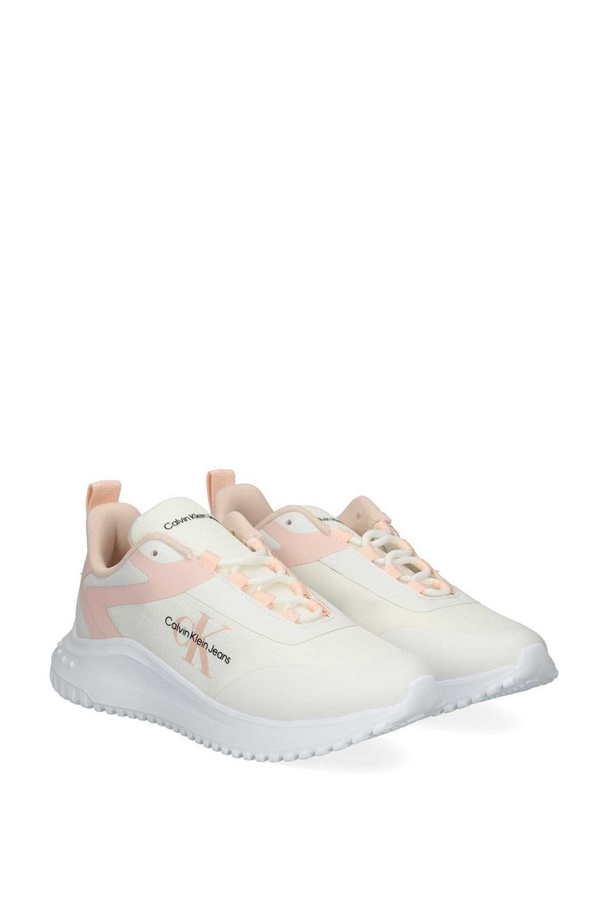 Calvin Klein Eva Runner Low Lace Mix Sneakers White