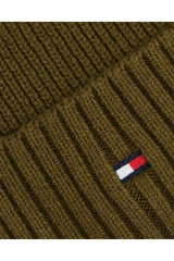 Tommy Hilfiger Pima Cotton Beanie Erkek Bere Brown