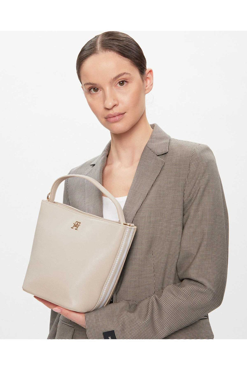 Tommy Hilfiger Essential Bucket El Çantası Beige