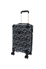 Guess Wilder 18 In 8-Wheel Kabin Boy Valiz Black Logo