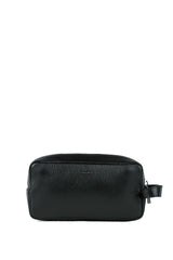 Grande Metal Logo Baskılı Erkek Aksesuar Çantası Siyah