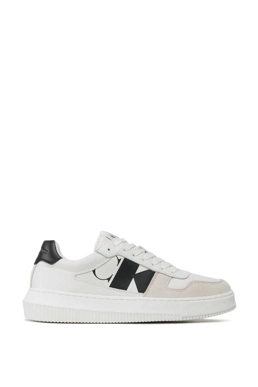 Calvin Klein Chunky Sole Erkek Sneaker Bright White/Creamy White/Black