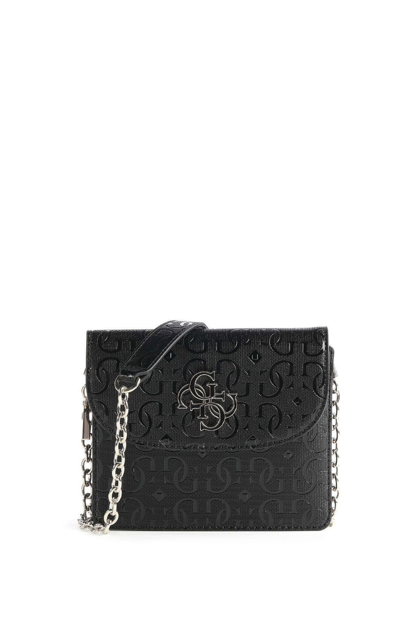 Guess Chic Shine Mini Çapraz Askılı Kadın Çantası Black