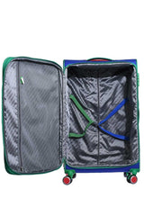 Benetton Büyük Boy 70 Cm Kumaş Valiz Sax