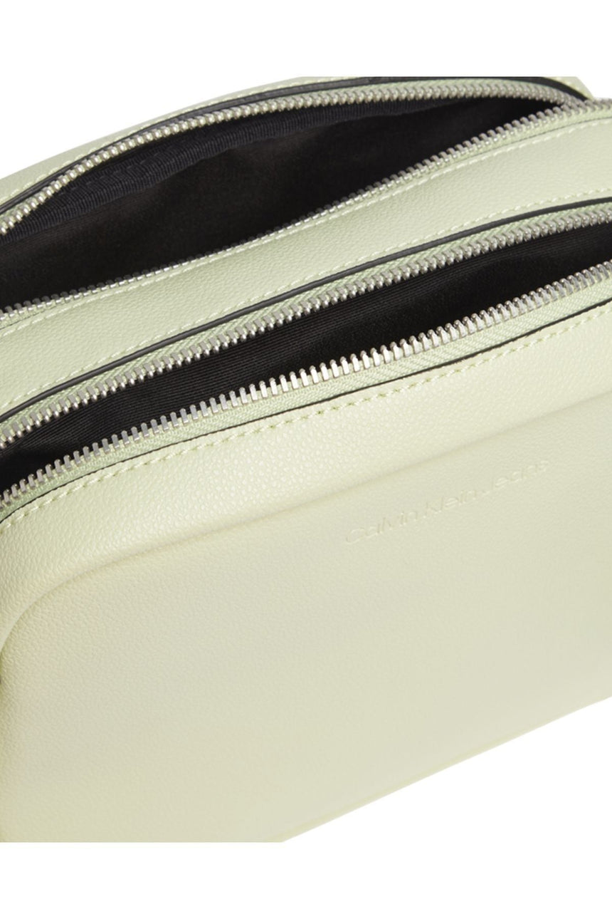 Calvin Klein Ultralight Double Zip Camera Bag Kadın Çapraz Çanta Jaded Green