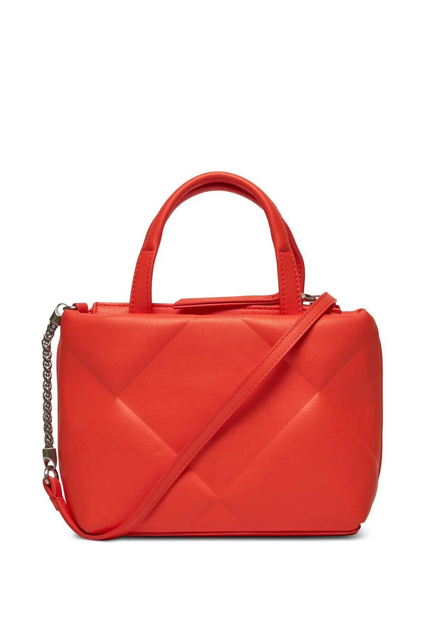 Calvin Klein Re-Lock Quilt Tote Mini Omuz Çantası Orange