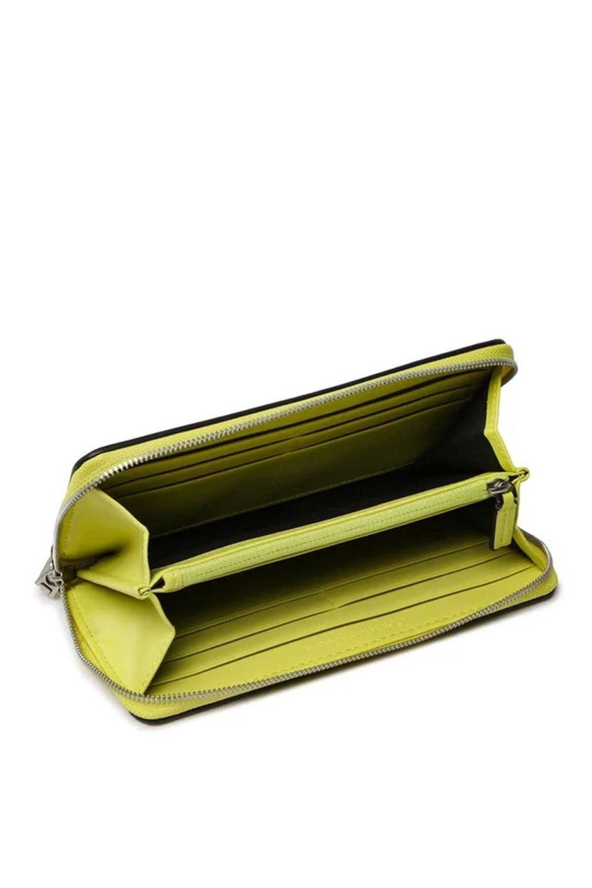 Calvin Klein Sculpted Mono Kadın Cüzdanı Green