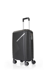 ÇÇS Diagonol Çizgili 65 cm Orta Boy Valiz Antrasit