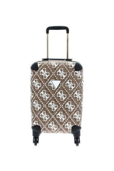 Guess Wilder 18 In 4-Wheel Kabin boy Valiz White Multi