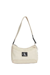 Calvin Klein City Nylon Shoulder Bag Kadın Omuz Çantası Eggshell