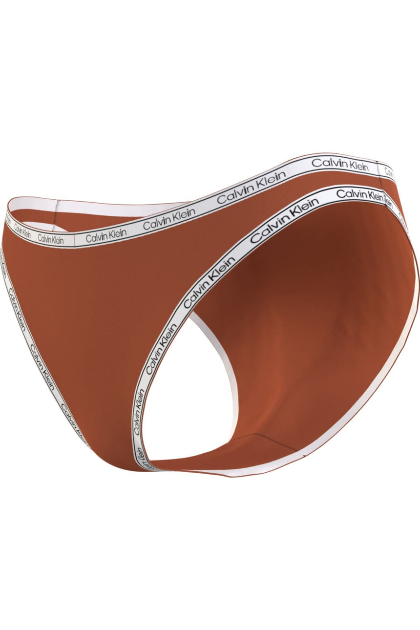 Calvin Klein Calvin Klein Logo Detay Elastik Şeritli Kadın Bikini Altı Ginger Biscuit
