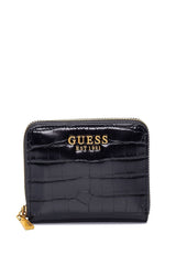 Guess Laurel Slg Small Zip Kadın Cüzdan Black