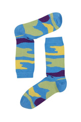 The Socks Company Color Camo Çok Renkli Çorap Renkli