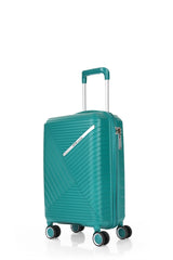 ÇÇS Diagonol Çizgili 65 cm Orta Boy Valiz Turkuaz